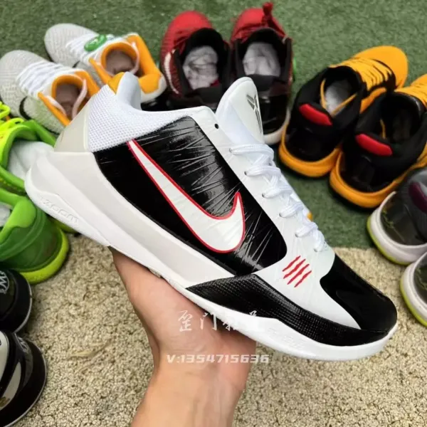 Nike Kobe 5 Protro Yellow Black Basketball Shoes - 5