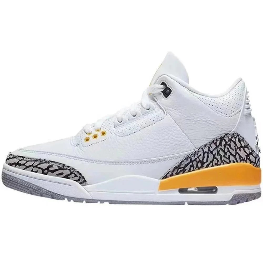AJ3-White and Orange