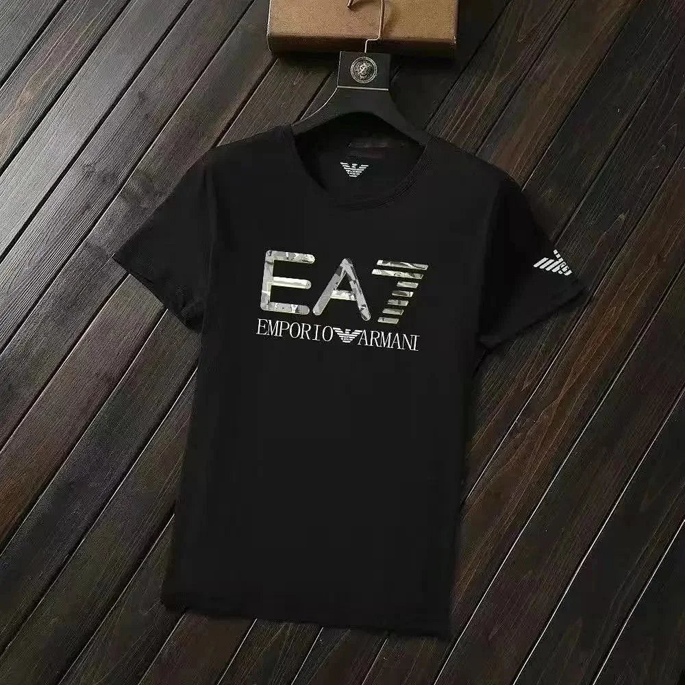 Emporio Armani EA7 Graphic Print Navy T-Shirt product detail 9 in Litbuy spreadsheet finds