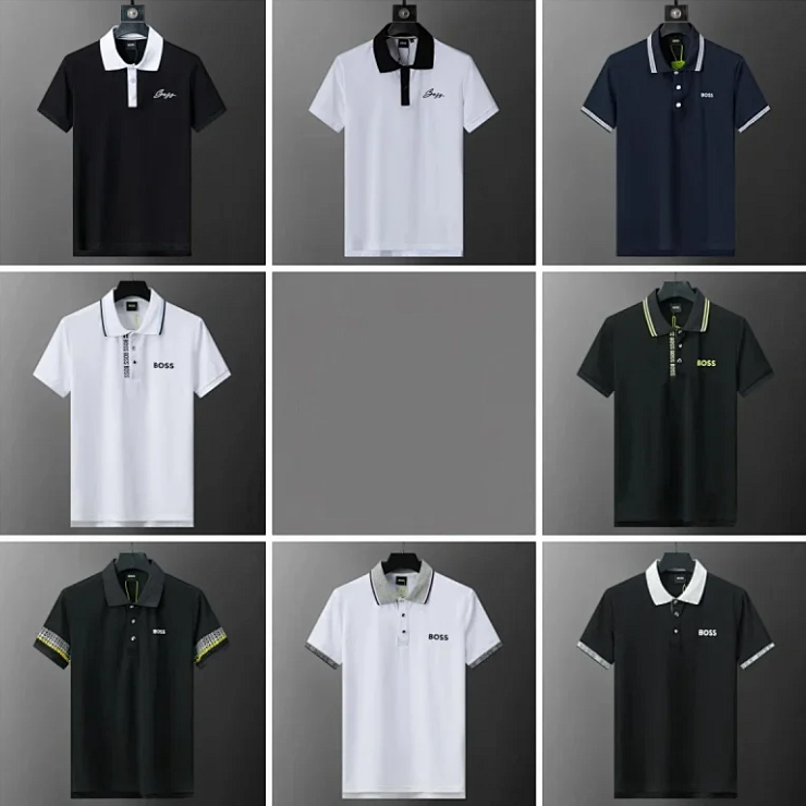 Hugo Boss Logo Polo White Polo Polo Shirt product detail 2 in Litbuy spreadsheet finds