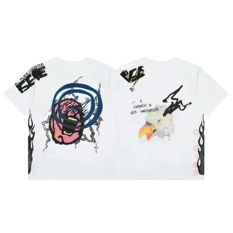 McDonald's T-Shirts Graphic-print crew-neck T-shirt — Style 28 - White