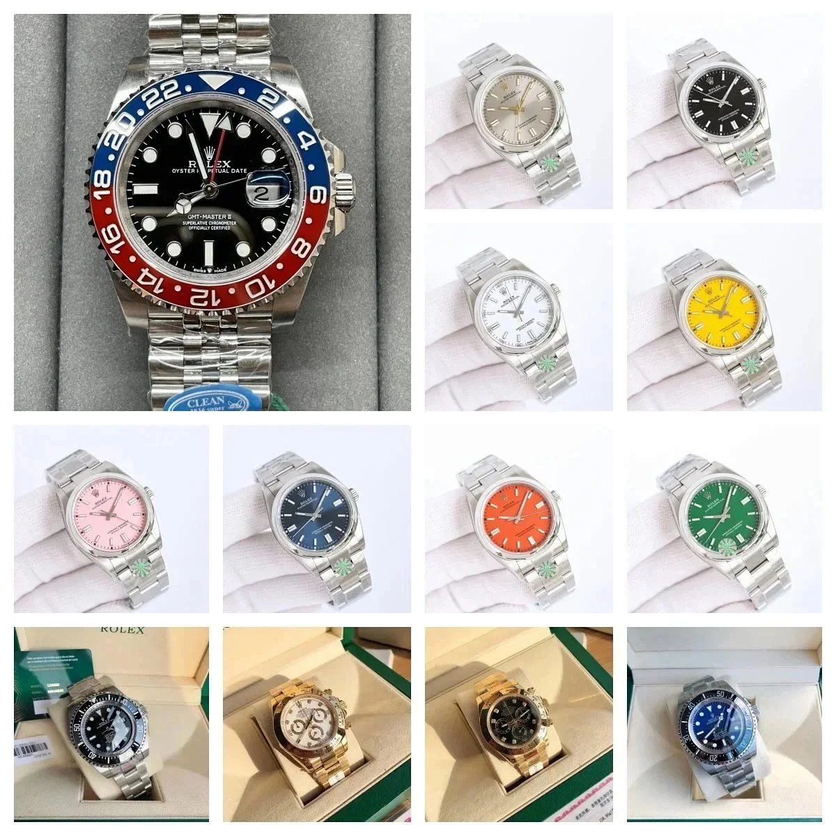 Rolex Oyster Perpetual Pink Dial Stainless Steel Mechanical Watch Watches product detail 2 in Litbuy spreadsheet finds