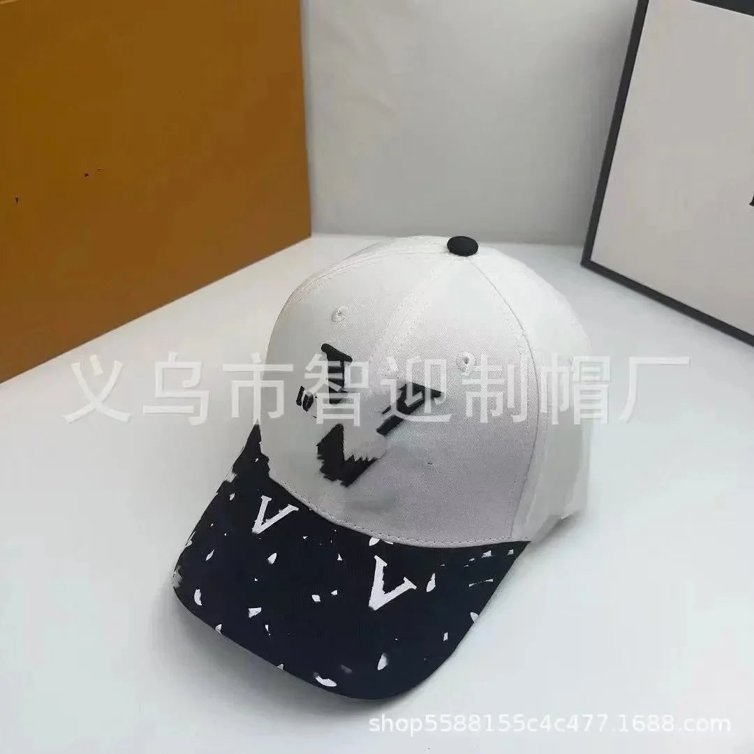 Louis Vuitton Cap Gray Monogram Embroidered Baseball Hat