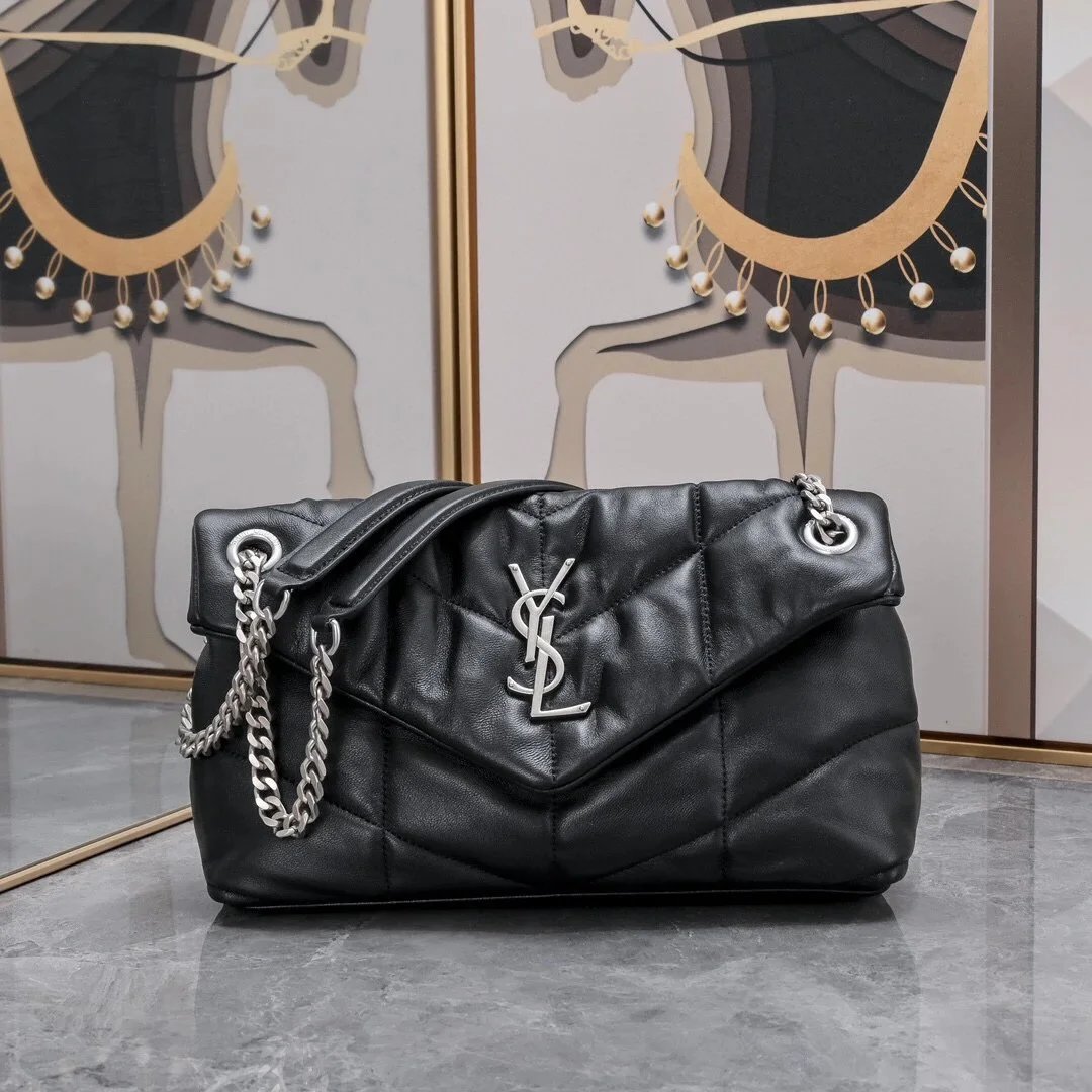 Saint Laurent Shoulder Bags Chain-Strap Flap — 028