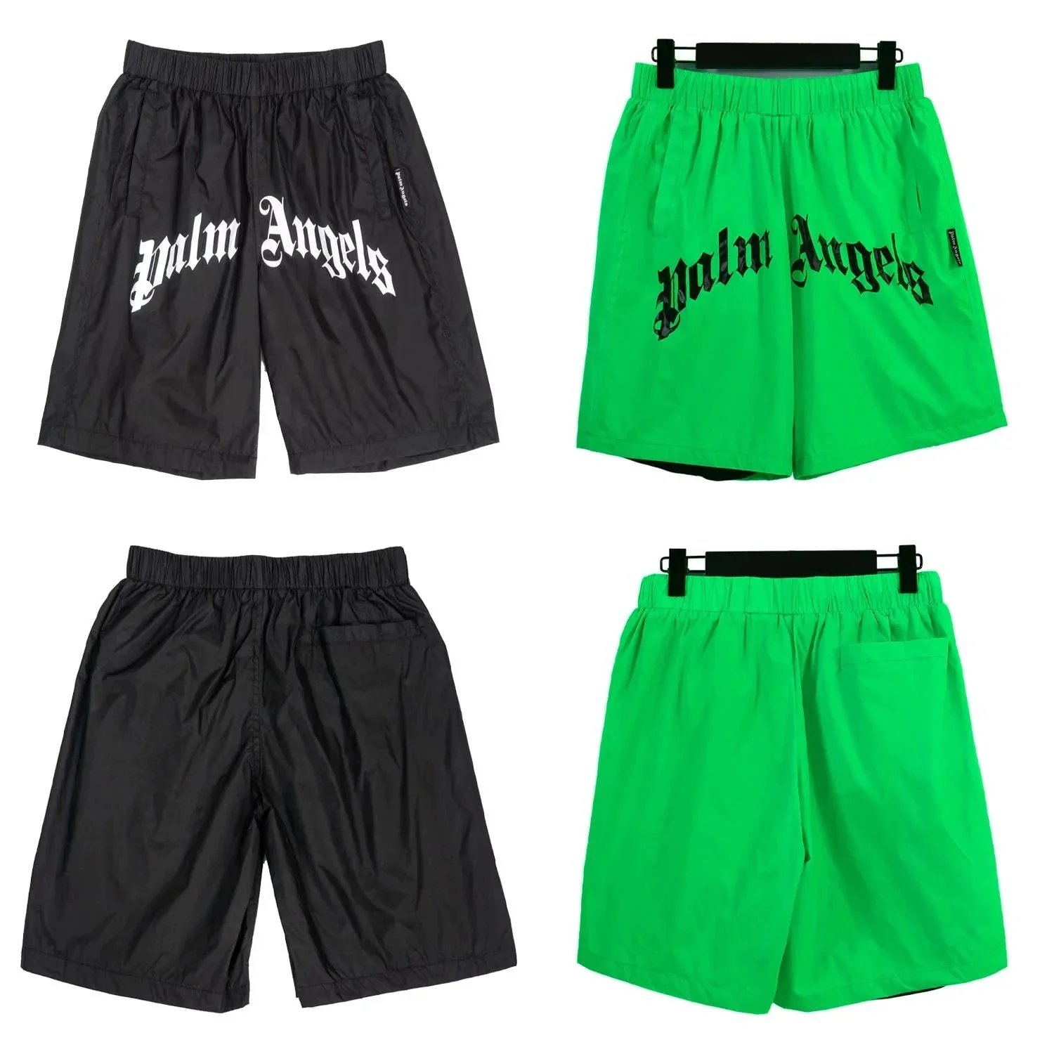 Palm Angels Track Shorts Purple Blue Yellow Black Red Sporty