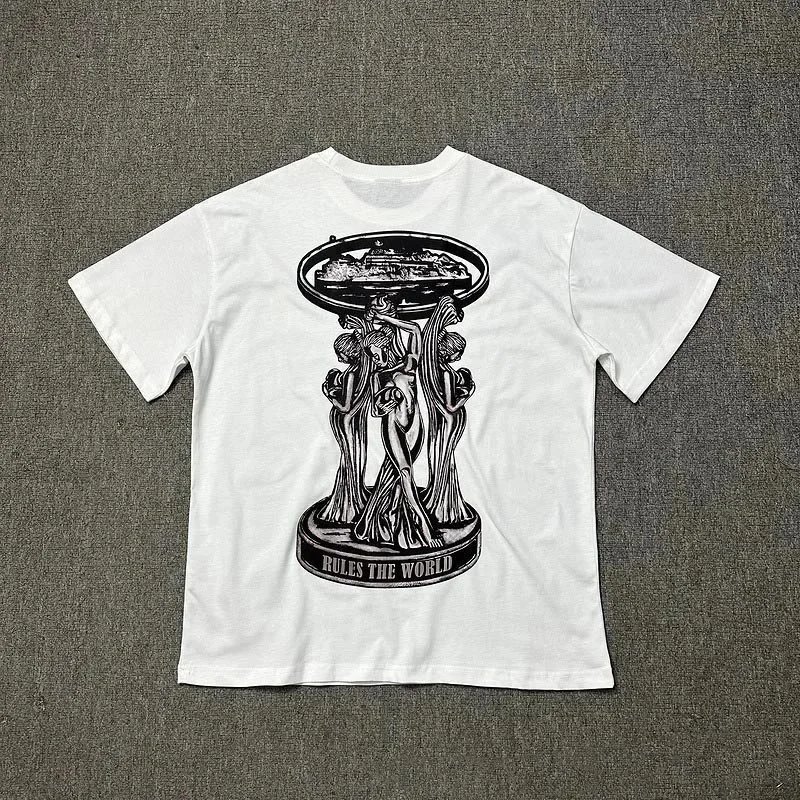 Corteiz Graphic Print White Black Streetwear T-Shirt