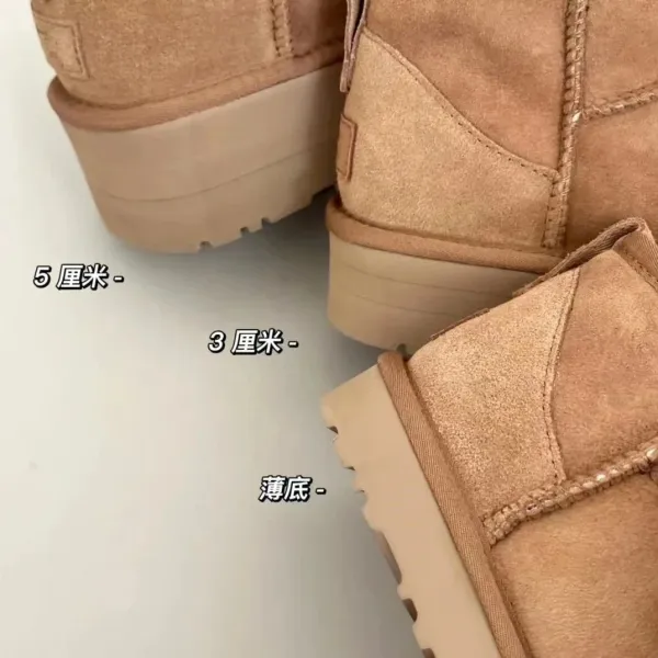 UGG Classic Mini Platform Black Snow Boots - 4