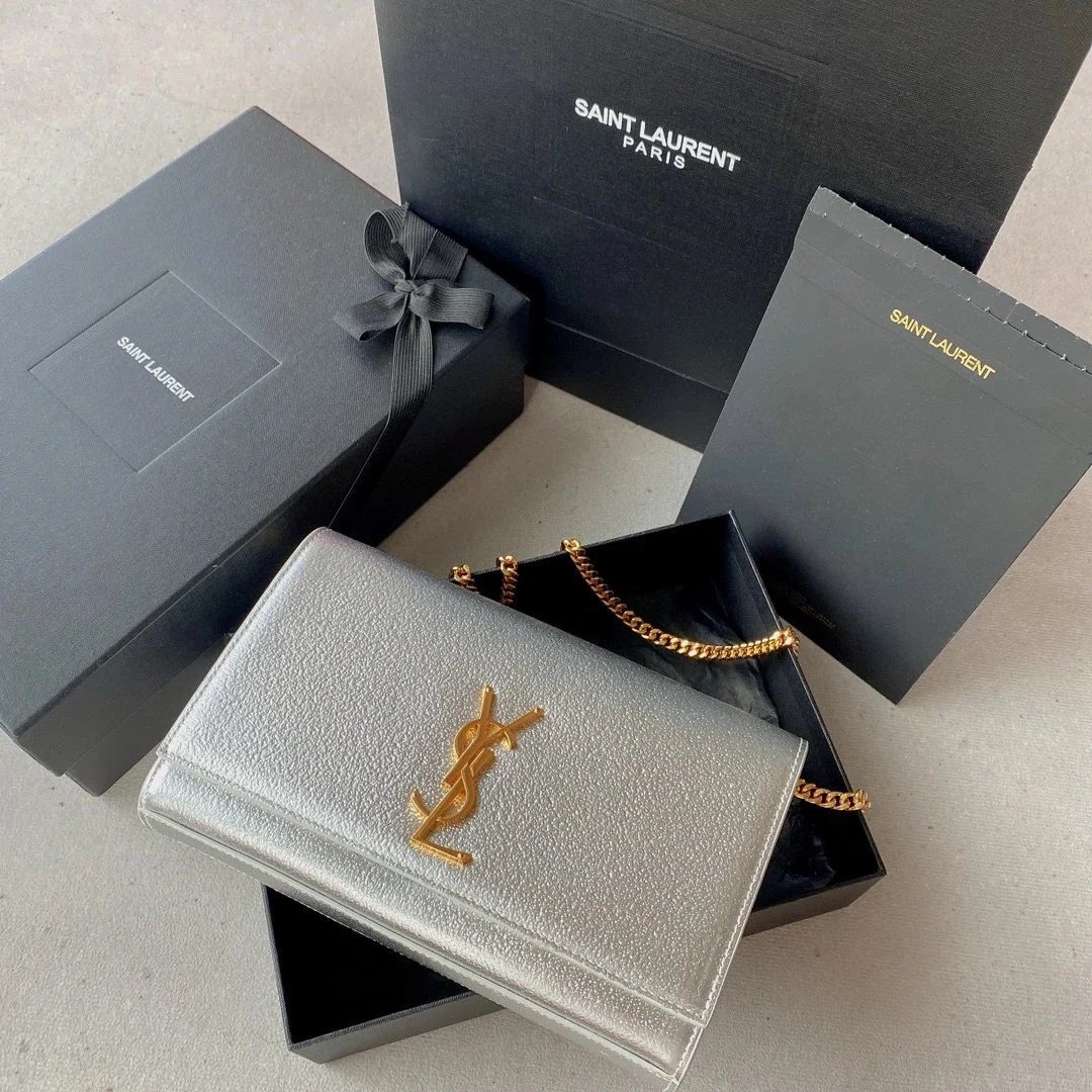 Saint Laurent Shoulder Bags Chain-Strap Flap — 029