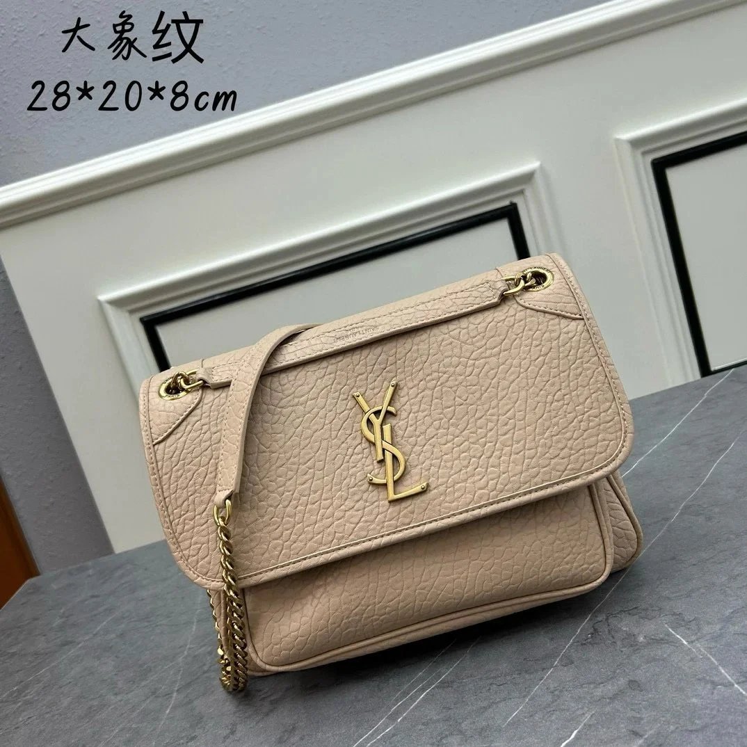 Saint Laurent Shoulder Bags Chain-Strap Flap — 39