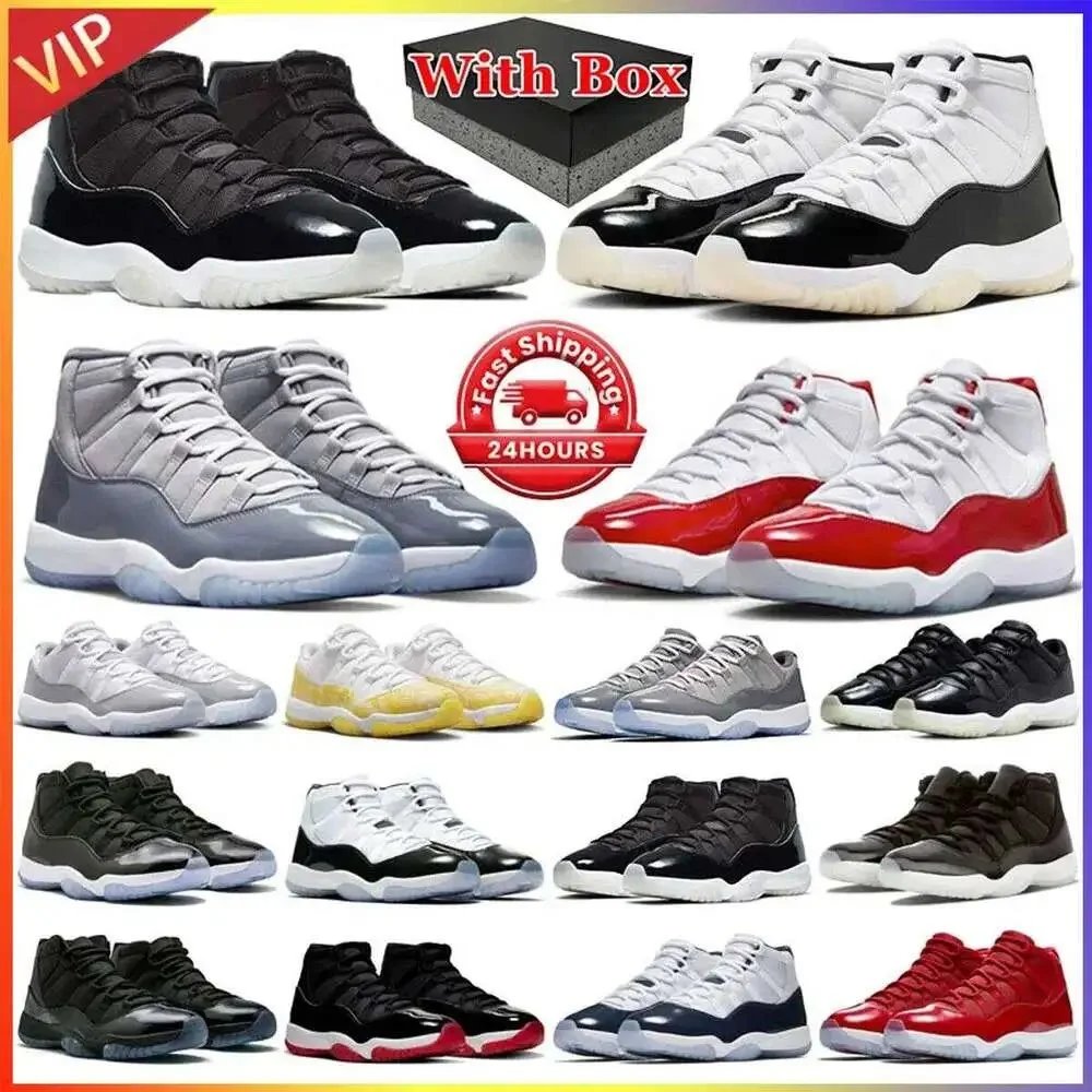 Air Jordan 11 Basketball Shoes Men Women High Low Top