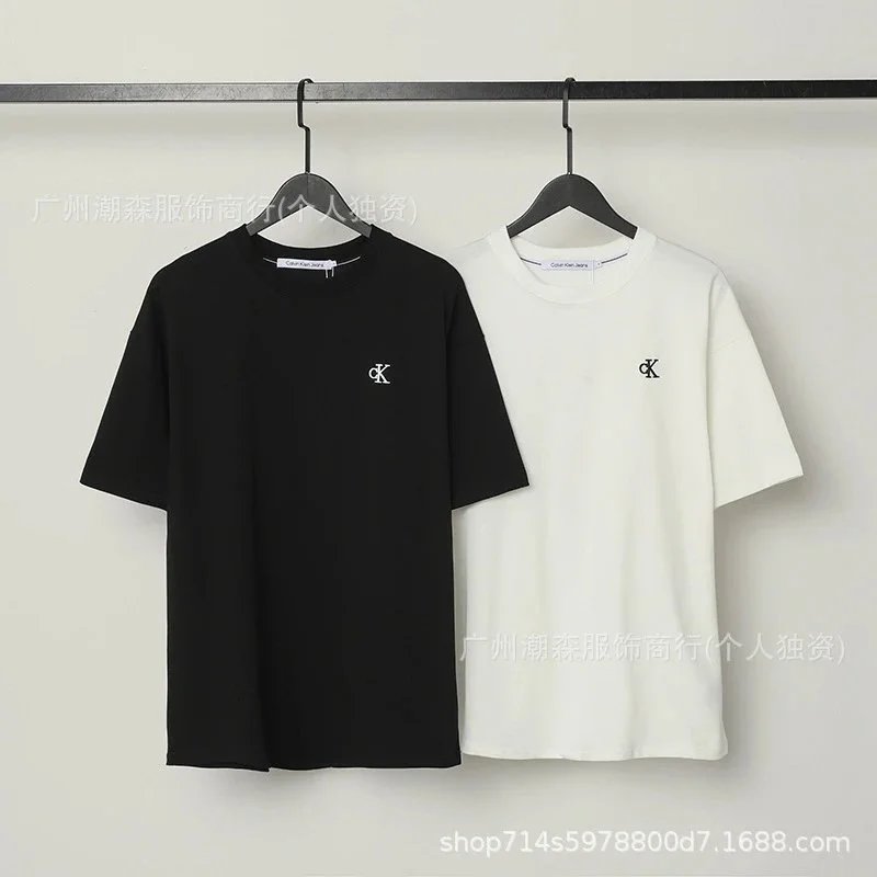 Calvin Klein CK Logo Black White Casual T-Shirt