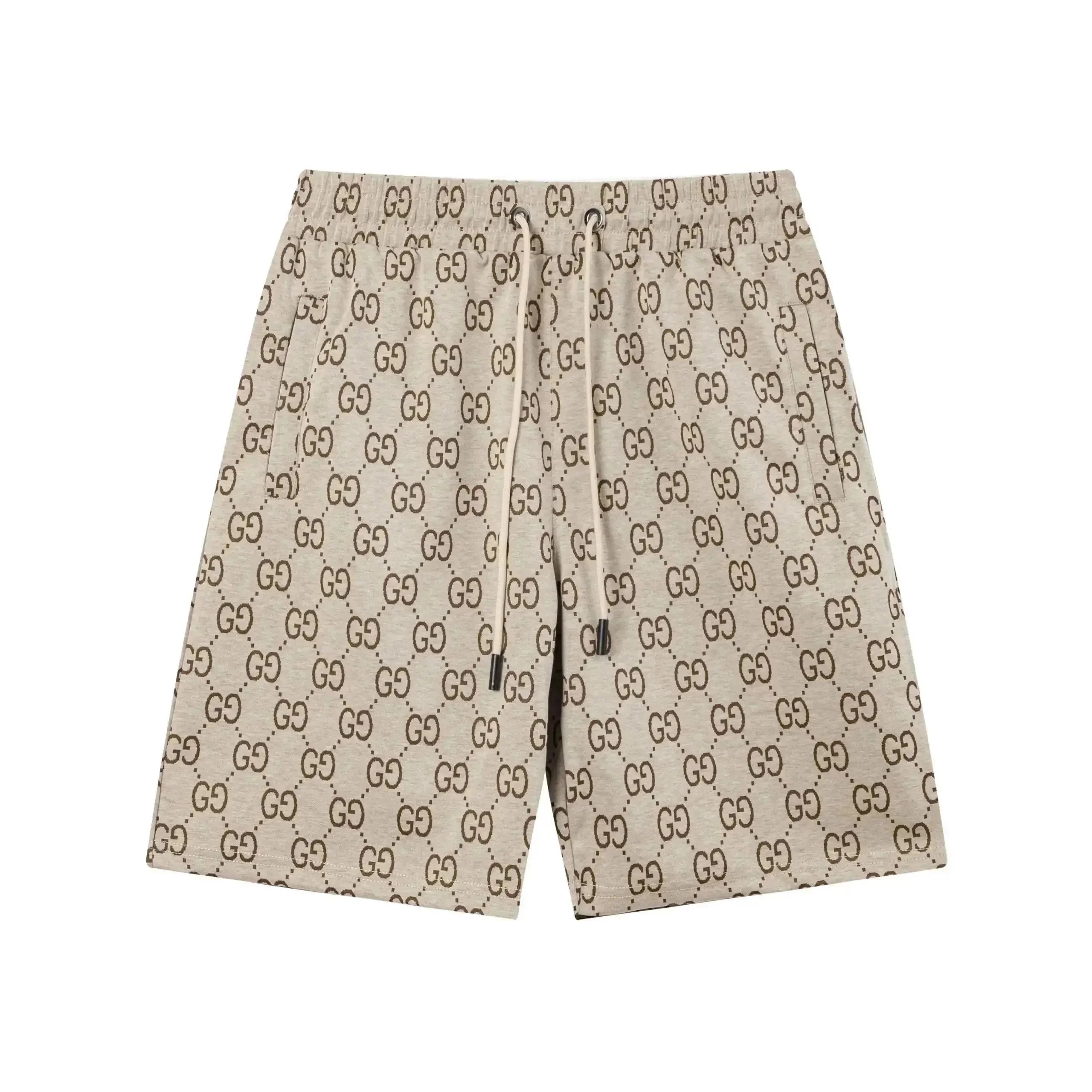 Gucci Track Shorts White Black Beige Sporty