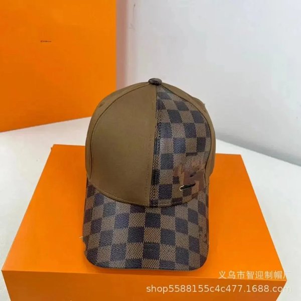 Louis Vuitton Damier Graphite Baseball Cap Brown Multicolor product listing in Litbuy spreadsheet finds
