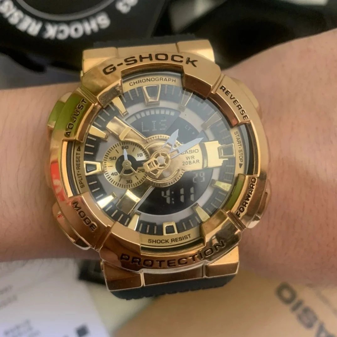 Casio Casio G-Shock Gold-Tone Chronograph Watch Gold