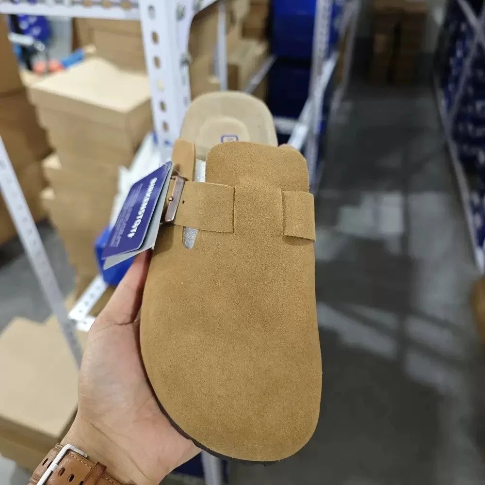 Birkenstock Birkenstock Boston Sandals in Camel Brown