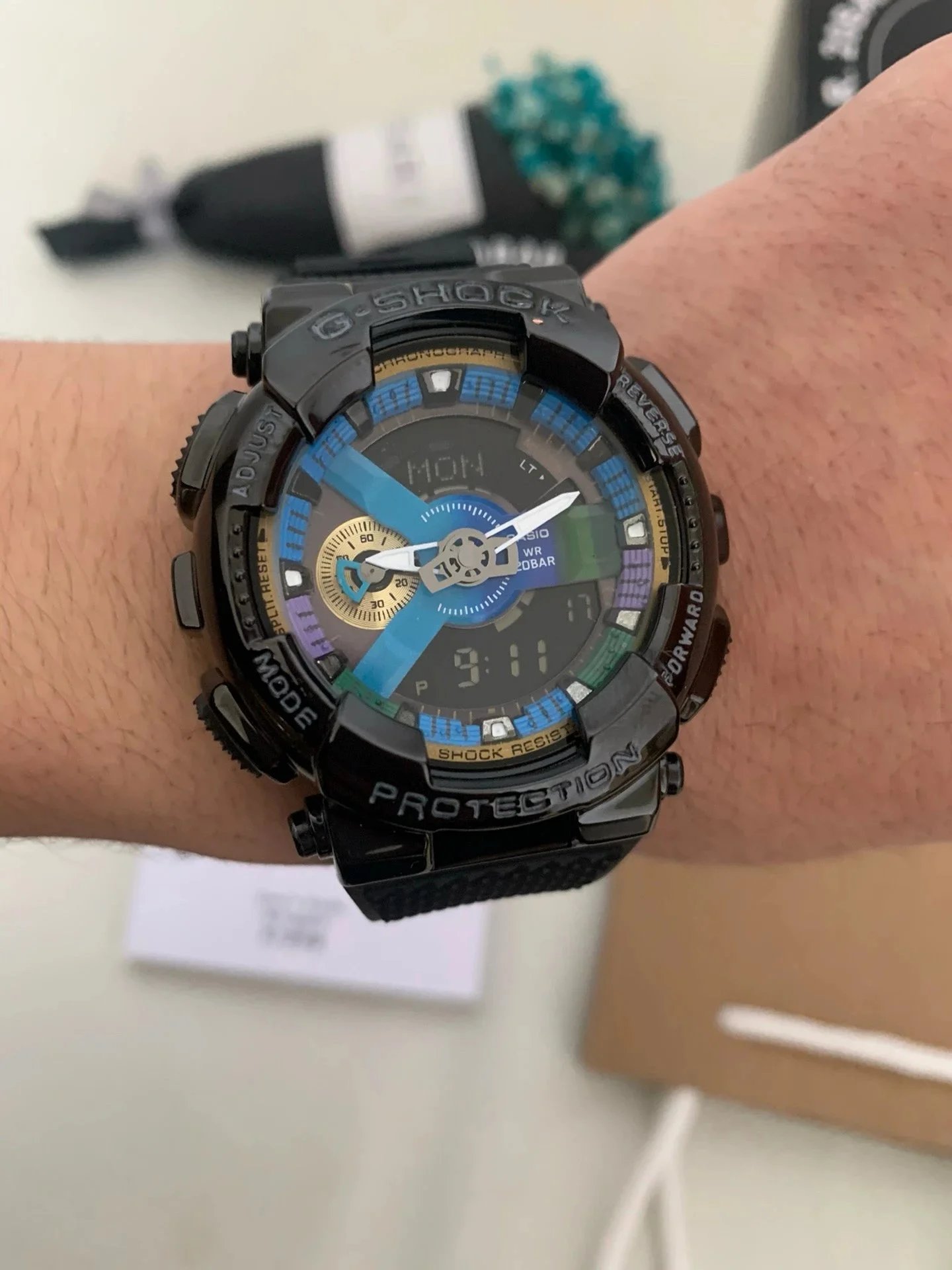 Casio Casio G-Shock GA-110 Black Multi-Color Watch Black