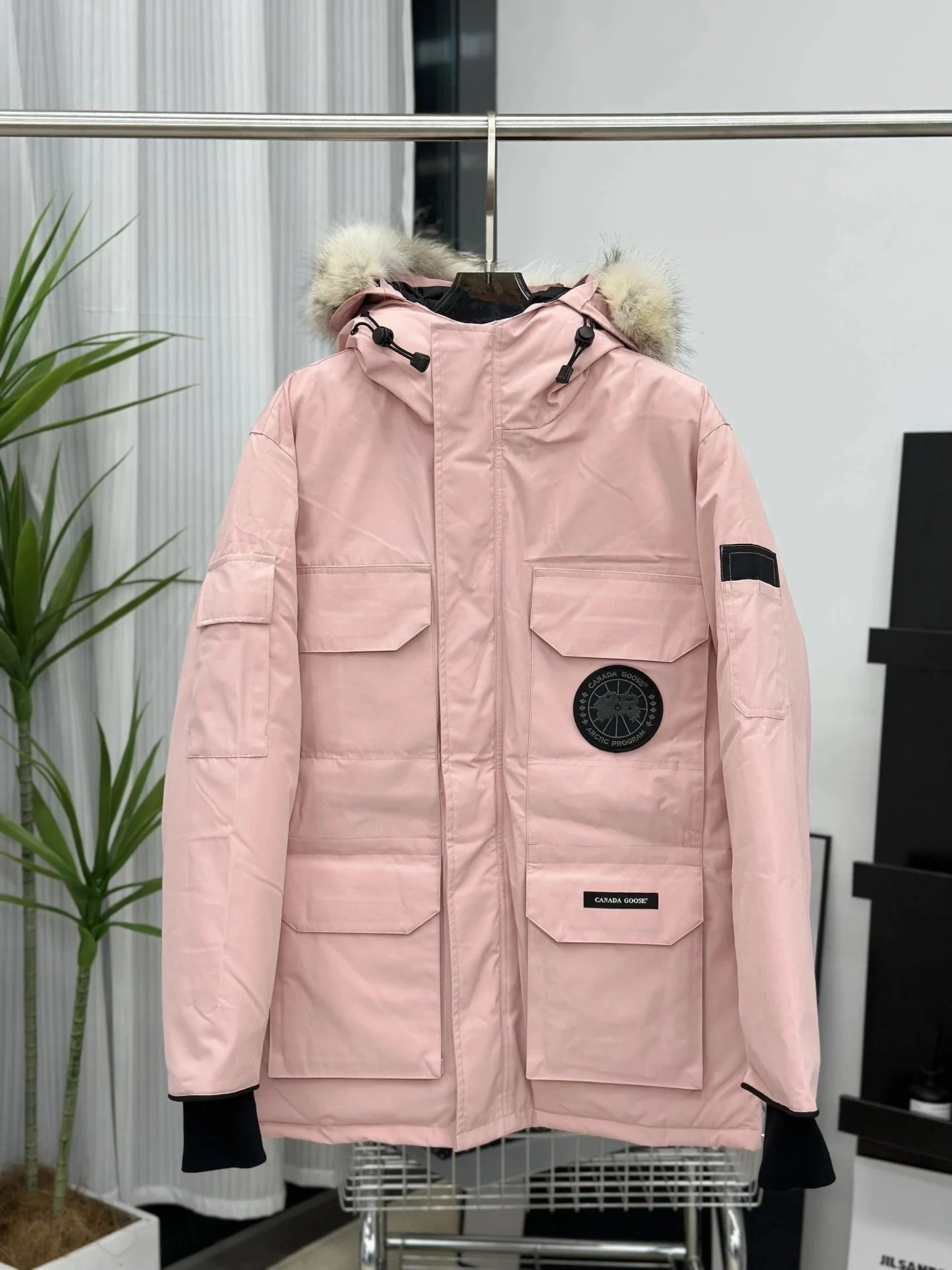 Moncler Camo Print Down Jacket Black Multicolor - 7