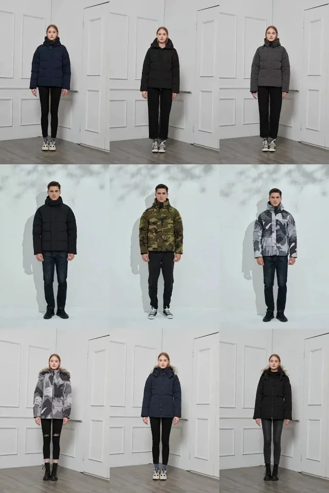 Canada Goose Down Jackets Fur-Trim Hooded Multi-Pocket Parka product detail image 2