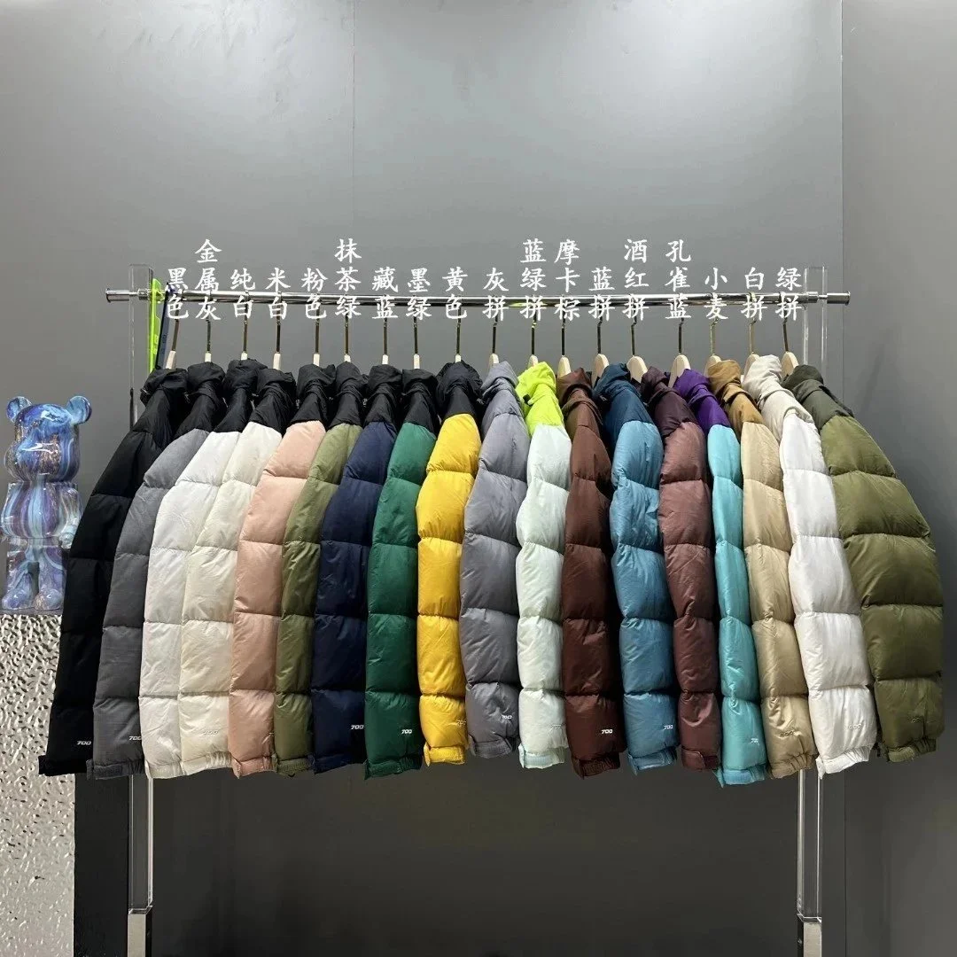 **Version American version 1996 down jacket classic splicing down jacket warm jacket couple style