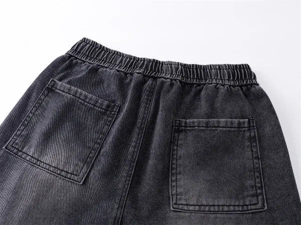 Design Utility Denim Shorts Blue - 15