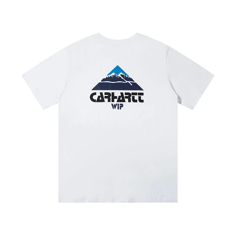 Kaha letter short-sleeved T-shirt for men and women