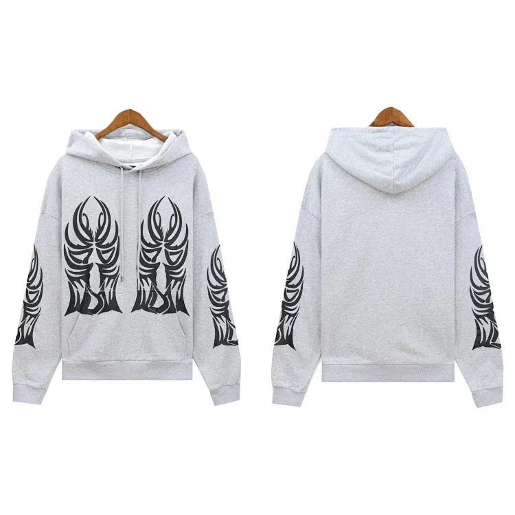 Washed distressed heavy industry print suit retro hooded sweatshirt(pic16) Washed distressed heavy industry print suit retro hooded sweatshirt