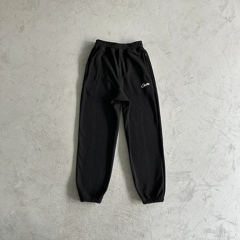 Hip-hop street dance embroidered letters knitted sweatpants men's sportswear