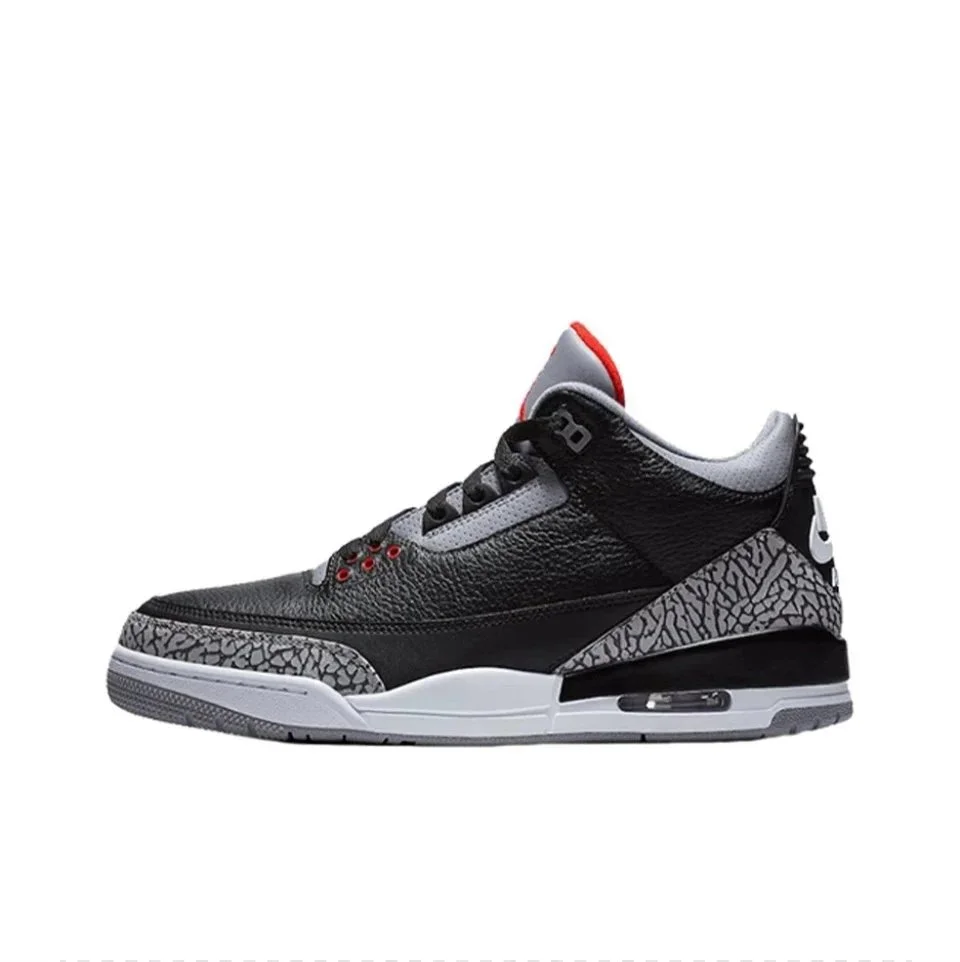 AJ3 mid-range Hiroshi Fujiwara black and white Cardinal white wine red white cement small lightning white blue Wizards Lakers white orange white red small fear cool gray gray blue white brow