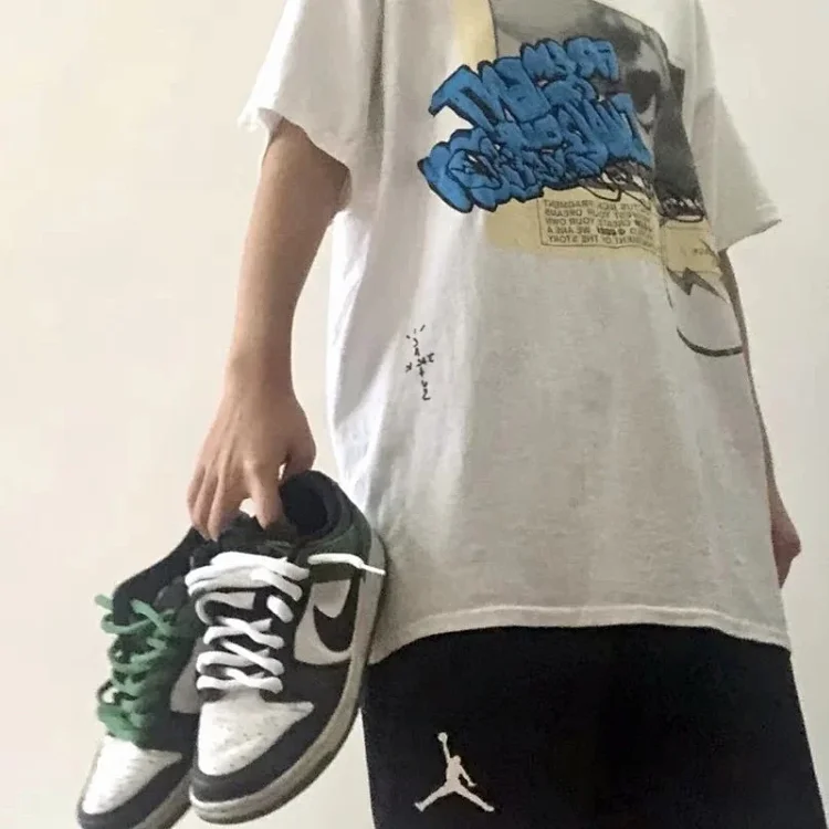 2024 new heavyweight Travis Scott Cactus Jack letter foam short-sleeved T-shirt tee for men and women(pic5) 2024 new heavyweight Travis Scott Cactus Jack letter foam short-sleeved T-shirt tee for men and women