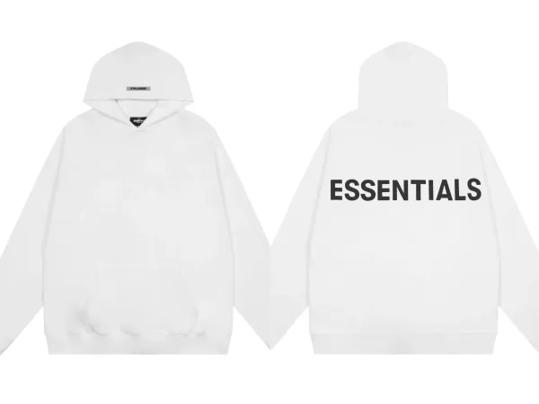 Fear of God Essentials Hoodie White - 1