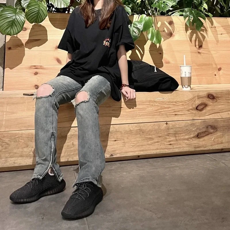 Travis Scott Cactus Jack Astroworld Logo solid color letter print short sleeves for men and women