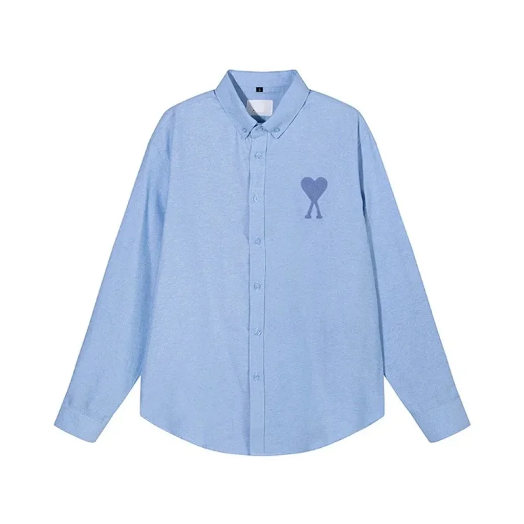 Love embroidered cotton shirt for men and women(pic19) Love embroidered cotton shirt for men and women