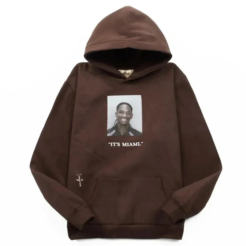 Retro distressed unisex hooded sweatshirt