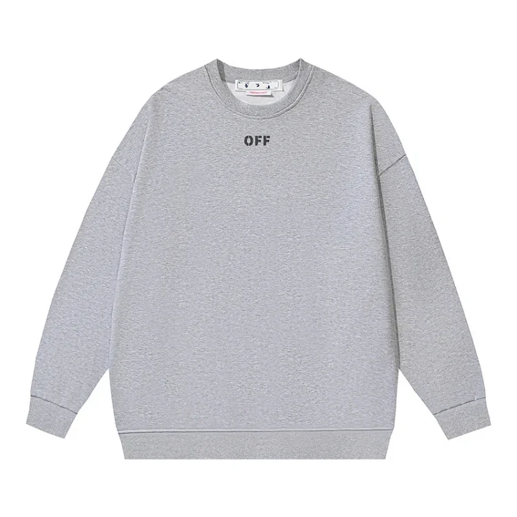 OW arrow oil painting simple printed pullover terry style(pic3) OW arrow oil painting simple printed pullover terry style