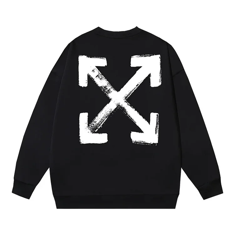 OW arrow oil painting simple printed pullover terry style(pic16) OW arrow oil painting simple printed pullover terry style