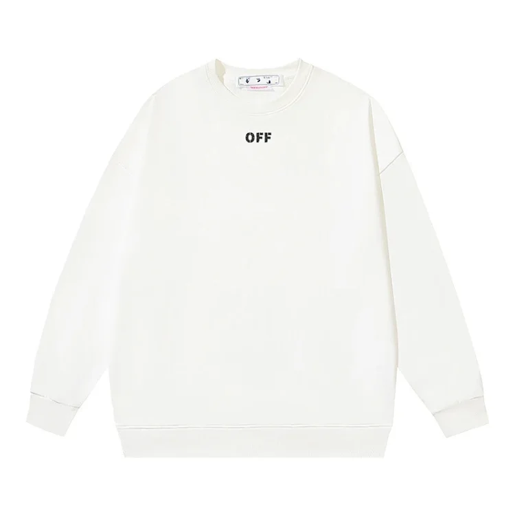 OW arrow oil painting simple printed pullover terry style(pic2) OW arrow oil painting simple printed pullover terry style