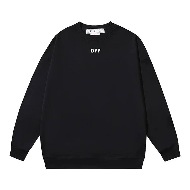 OW arrow oil painting simple printed pullover terry style(pic4) OW arrow oil painting simple printed pullover terry style