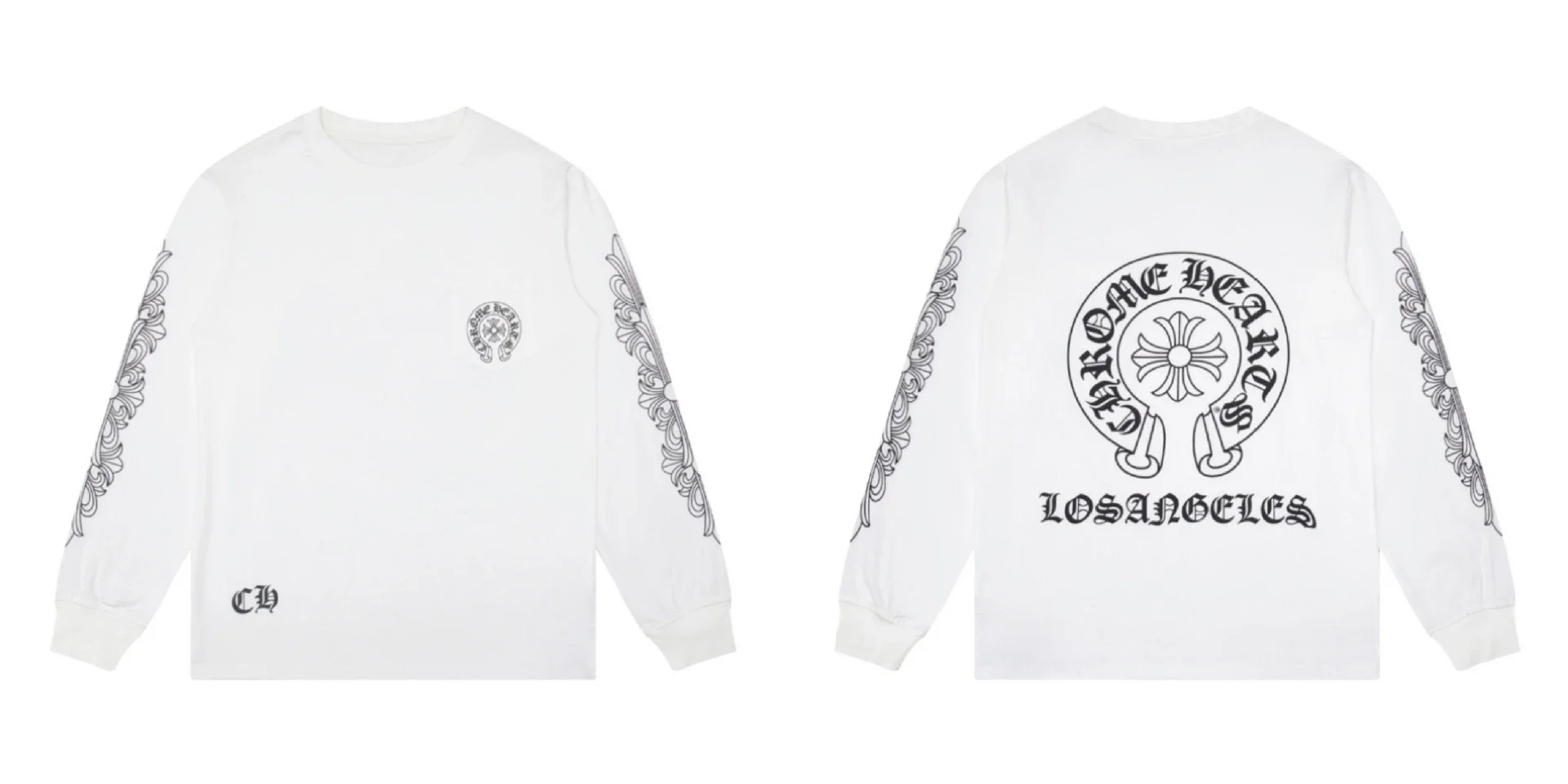 Horseshoe Sanskrit printed long sleeve collection for men and women
