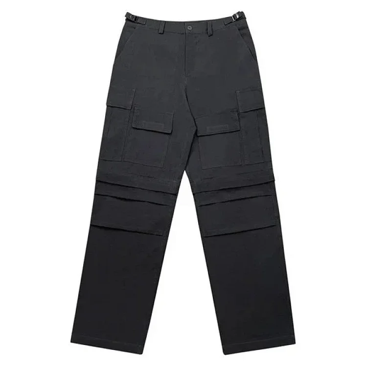 Paris style Travis Scott music festival style cotton multi-pocket overalls(pic2) Paris style Travis Scott music festival style cotton multi-pocket overalls