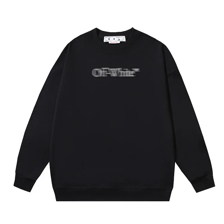 OW arrow oil painting simple printed pullover terry style(pic37) OW arrow oil painting simple printed pullover terry style