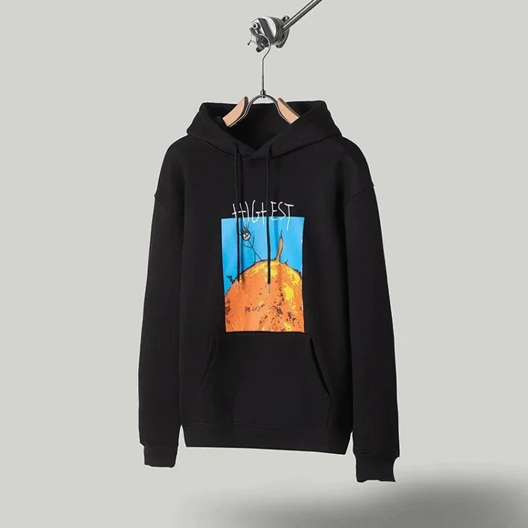 European and American trendy brand Travis Scott Sun Stickman Foamed Velvet Hoodie Sweatshirt Mens and Womens Jacket(pic2) European and American trendy brand Travis Scott Sun Stickman Foamed Velvet Hoodie Sweatshirt Men's and Women's Jacket