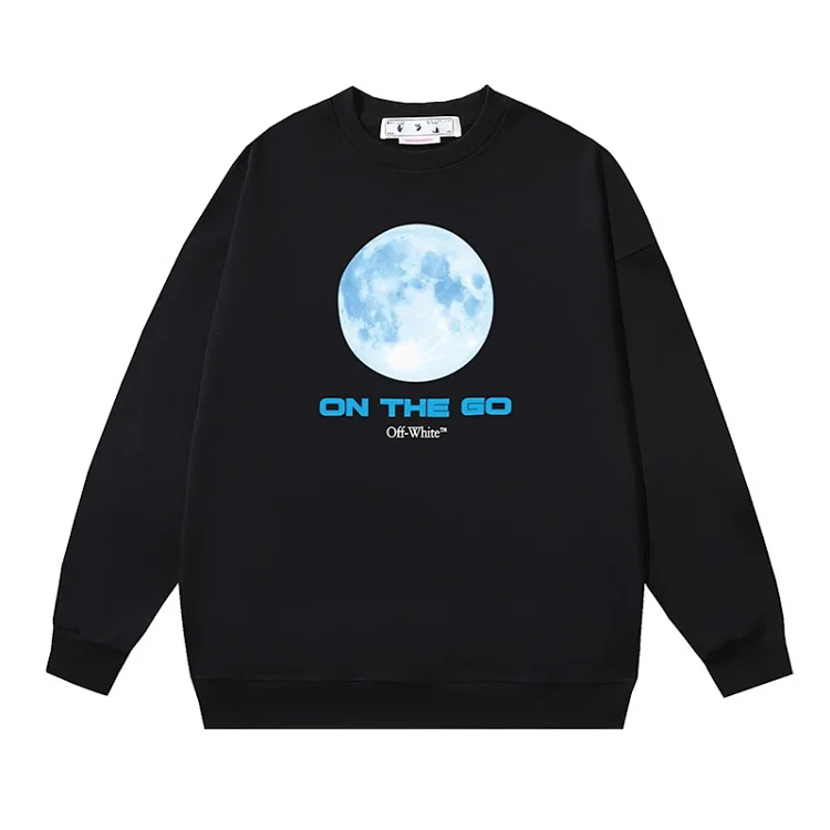OW arrow oil painting simple printed pullover terry style(pic39) OW arrow oil painting simple printed pullover terry style
