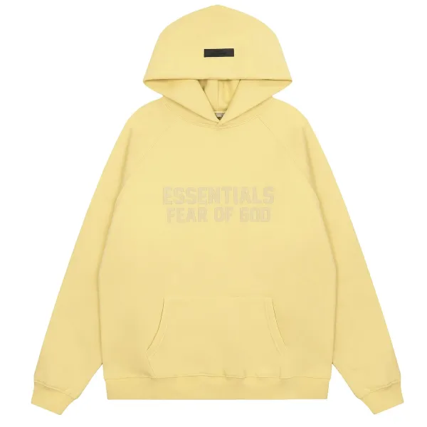 Fear of God Essentials Hoodie Pale Yellow Hoodie - 1