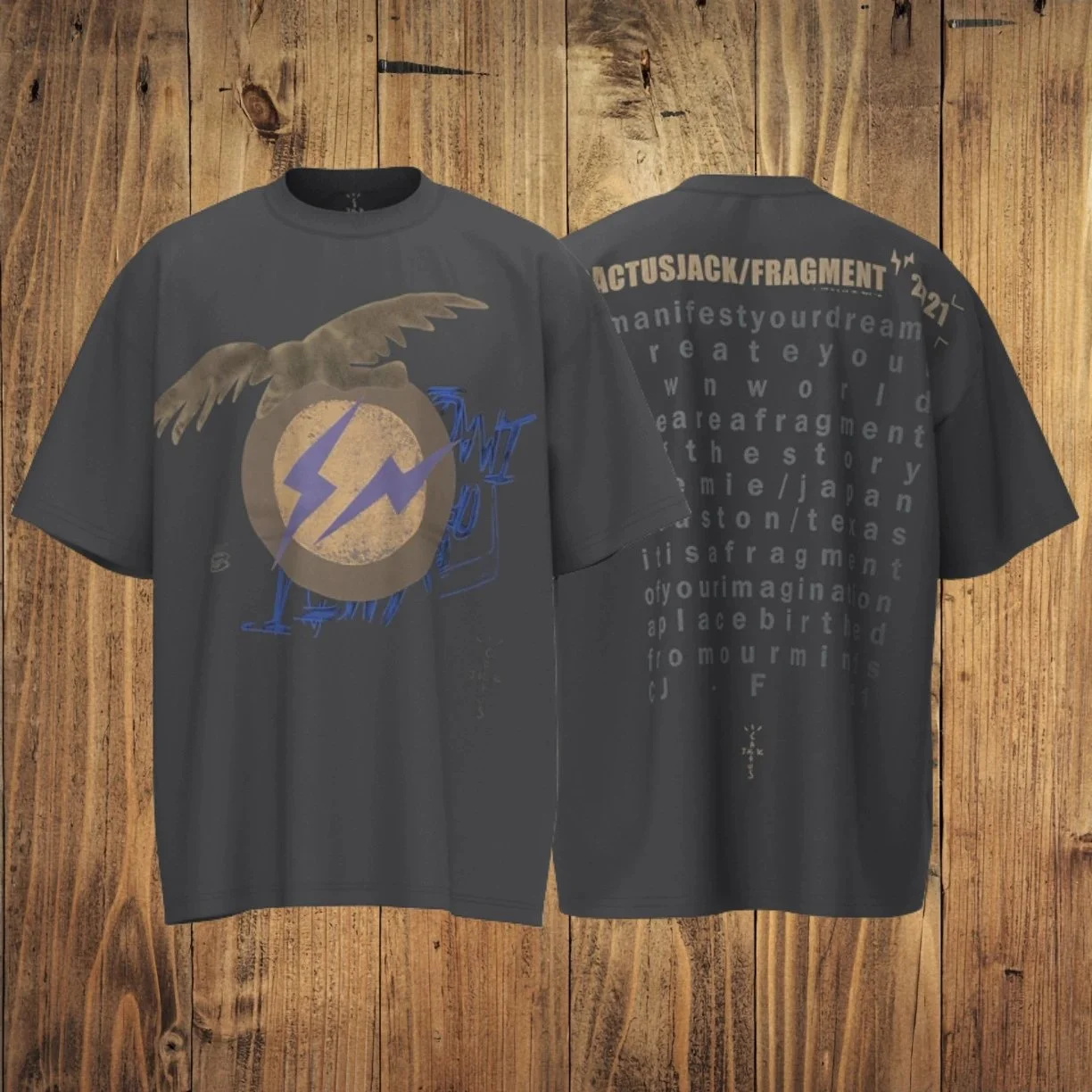 TRAVIS SCOTT American street short-sleeved 24ss new album peripheral VINTAGE niche trendy brand retro T-shirt