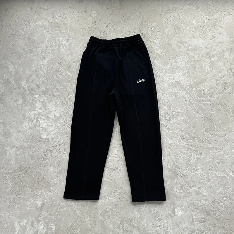 Hip-hop street dance embroidered letters knitted sweatpants men's sportswear