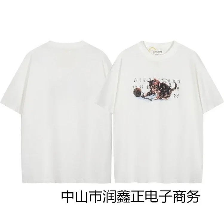 Summer loose letters MM6 embroidered label printing same style for men and women couples(pic39) Summer loose letters MM6 embroidered label printing same style for men and women couples