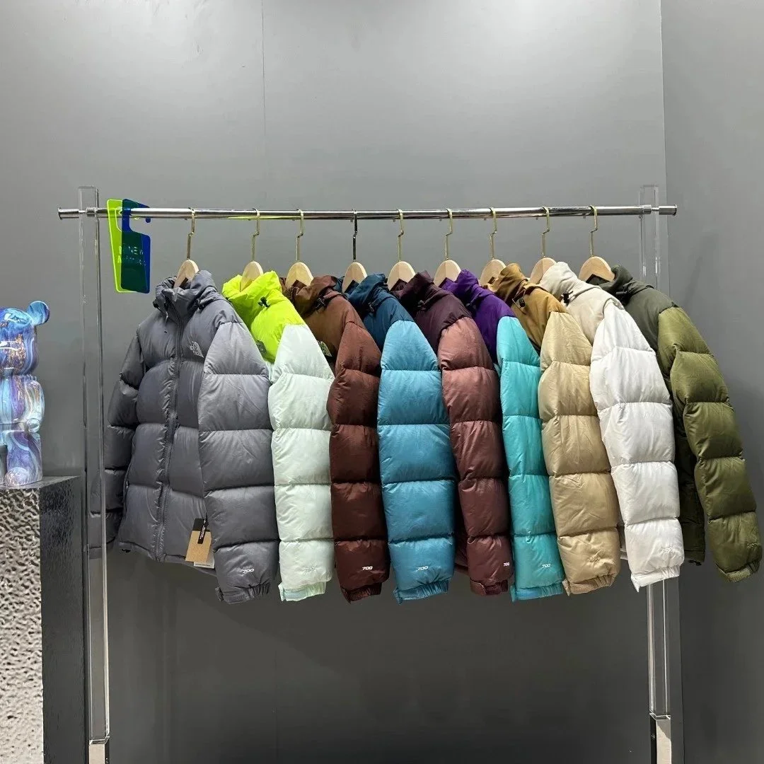 **Version American version 1996 down jacket classic splicing down jacket warm jacket couple style