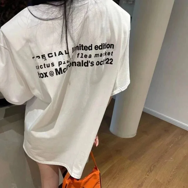 Travis Scott Cactus Jack CPFM McDonalds joint family portrait foam T-shirt short sleeve