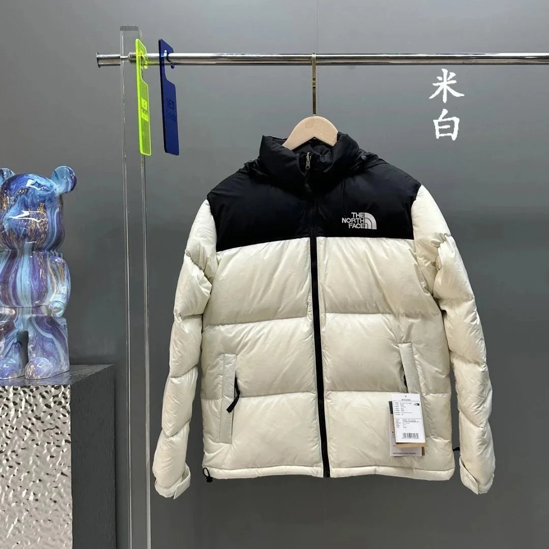 **Version American version 1996 down jacket classic splicing down jacket warm jacket couple style