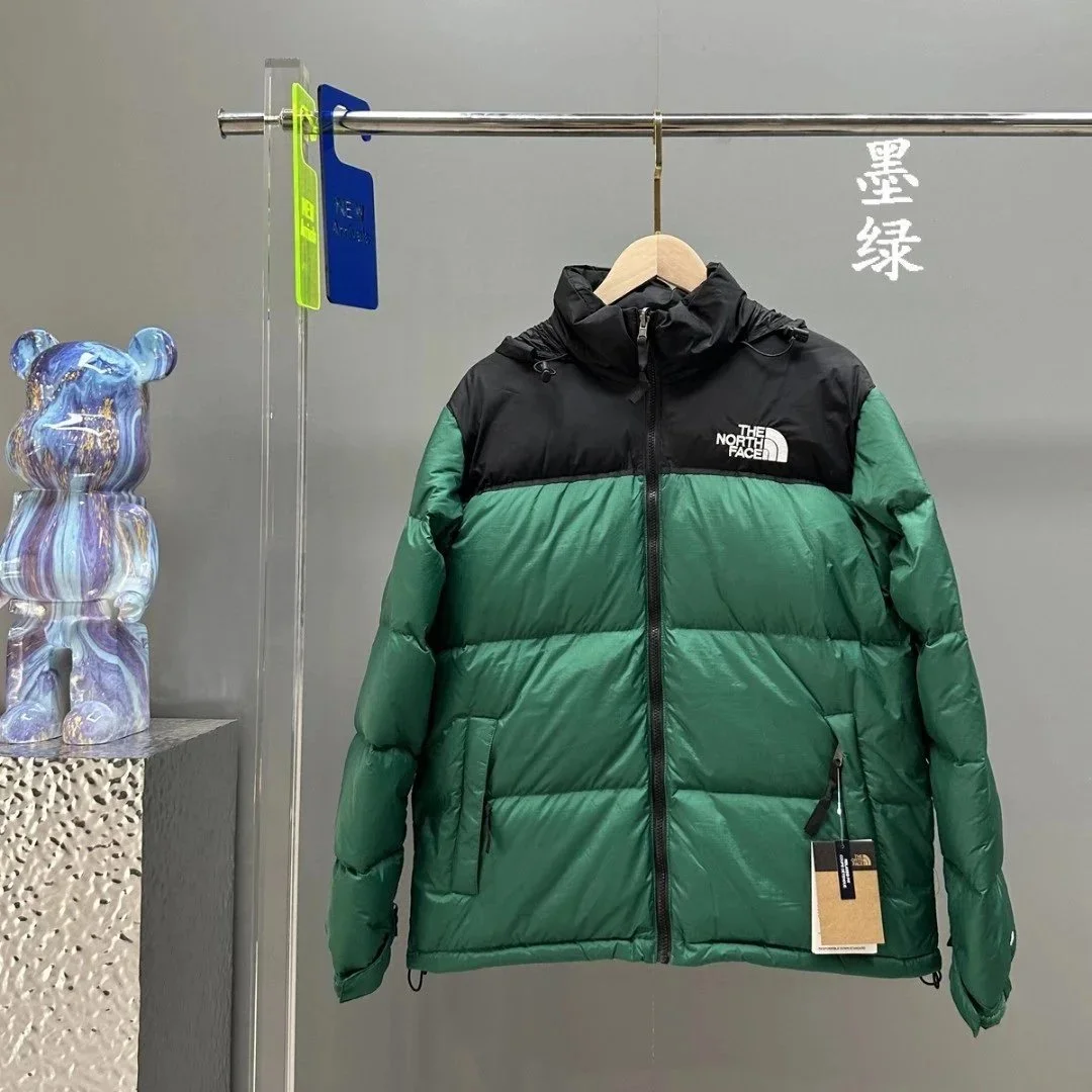 **Version American version 1996 down jacket classic splicing down jacket warm jacket couple style